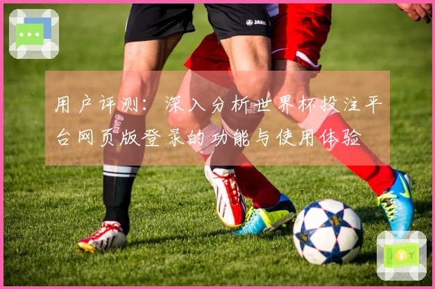 用户评测：深入分析世界杯投注平台网页版登录的功能与使用体验
