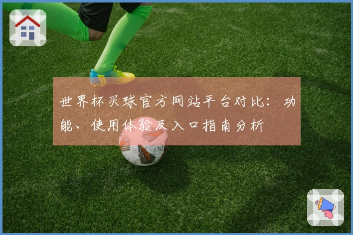 世界杯买球官方网站平台对比：功能、使用体验及入口指南分析